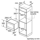 Kuchenka mikrofalowa do zabudowy BOSCH Seria 8 BFL634GS1 - obraz 5