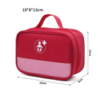 Аптечка сумка органайзер компактная портативная для медикаментов путешествий дома 19х8х13 см (474868-Prob) Красная - изображение 4