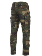 Тактические брюки Mil-Tec Teesar RipStop BDU Slim Fit woodland 11853120 L - изображение 2