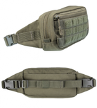 Тактическая Сумка на Пояс Mil-Tec Fanny Pack Molle 235 х 60 х 120 мм Olive (13512501)