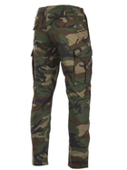 Тактичні штани Mil-Tec Teesar RipStop BDU Slim Fit woodland 11853120 М - зображення 2