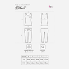 Piżama (top + spodenki) LivCo Corsetti Fashion Rathnait LC 90372 S/M Szary (5903050365738) - obraz 4