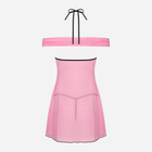 Еротичний комплект (пеньюар + трусики-стринги) LivCo Corsetti Fashion Chameli LC 13425 L Рожевий (5907699449392) - зображення 3