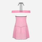Еротичний комплект (пеньюар + трусики-стринги) LivCo Corsetti Fashion Chameli LC 13425 XL Рожевий (5907699449408) - зображення 3