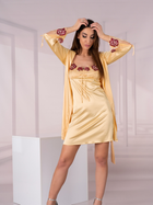 Нічна сорочка LivCo Corsetti Fashion Csenge LC 90393 S/M Золотиста (5903050364069) - зображення 4