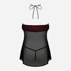 Еротичний комплект (пеньюар + трусики-стринги) LivCo Corsetti Fashion Febrenn LC 2022 L/XL Чорний (5907621625085) - зображення 4