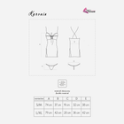 Еротичний комплект (пеньюар + трусики-стринги) LivCo Corsetti Fashion Karonin LC 90628 S/M Чорний (5907621624668) - зображення 8
