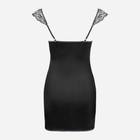 Еротичний комплект (пеньюар + трусики-стринги) LivCo Corsetti Fashion Meredia LC 11247 S/M Чорний (5903050367916) - зображення 6