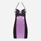 Еротичний комплект (пеньюар + трусики-стринги) LivCo Corsetti Fashion Yasti LC 13431 L Фіолетовий (5907699449651) - зображення 2