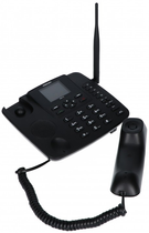 Telefon stacjonarny Maxcom MM41D Comfort 4G (MAXCOMMM41D4G) Czarny - obraz 3