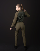 Жіночі брюки карго тактичні BEZET Байрактар хакі - M - зображення 9