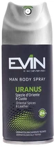Дезодорант-спрей "Uranus" - Evin Homme Body Spray 150ml (1215382-132405)