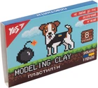 Пластилін YES 8bit UA 8 кольорів 160 г (540644)