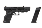 Страйкбольний пістолет D-Boys Glock 26 Advanced Full Auto Green Gas Black - зображення 8