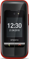 Мобільний телефон Emporia One V200 Black/Red - зображення 7