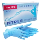 Рукавички нітрилові сині MediOk S 100 Шт - зображення 1