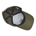 Бейсболка кепка оливковая с 3Д гербом Украины - изображение 3