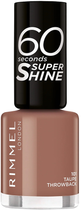 Rimmel 60 Seconds Super Shine 101 Taupe Throwback lakier do paznokci 8 ml (3616301265184)