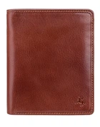 Коричневый кожаный портмоне под визитки Visconti TSC49 TAN Matteo c RFID