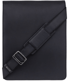 Чорна шкіряна сумка через плече для чоловіків Visconti 18410 BLK