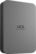 Dysk twardy LaCie Mobile Drive 2TB STLR2000400 2.5 USB Type-C Zewnętrzny Szary - obraz 1