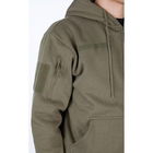 Реглан с капюшоном на молнии Mil-tec Tactical hoodie Olive 11472012-2XL - изображение 3