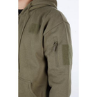 Реглан с капюшоном на молнии Mil-tec Tactical hoodie Olive 11472012-2XL - изображение 5