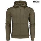 Реглан с капюшоном на молнии Mil-tec Tactical hoodie Olive 11472012-2XL - изображение 6