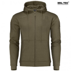 Реглан с капюшоном на молнии Mil-tec Tactical hoodie Olive 11472012-L - изображение 6