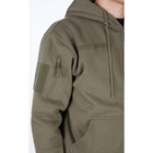 Реглан з капюшоном на блискавці Mil-tec Tactical hoodie Olive 11472012-3XL - зображення 3