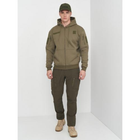 Реглан з капюшоном на блискавці Mil-tec Tactical hoodie Olive 11472012-XL - зображення 7
