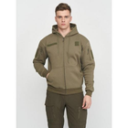 Реглан с капюшоном на молнии Mil-tec Tactical hoodie Olive 11472012-3XL - изображение 8