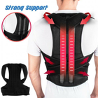Корсет для Спины Black Spine Back Support Belt Original (FG22) - изображение 5