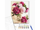 Картина по номерам Нежные пионы в стеклянной вазе, Brushme (40х50 см), BS51329