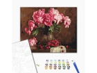 Картина по номерам Пионы и вишни, Brushme (40х50 см), BS4645