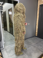 Маскувальний костюм Кікімора (Geely), нитка Койот, розмір L-XL до 80 кг, костюм розвідника - зображення 4