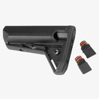 Приклад Magpul MOE SL-S Carbine Stock – Mil-Spec (MAG653), цвет – Чёрный, приклад для AR10 / AR15 - изображение 2