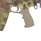 Рукоятка пистолетная прорезиненная для AR15 DLG TACTICAL (DLG-106), цвет Олива, с отсеком для батареек Олива - изображение 6