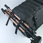 Рюкзак тактический с подсумками тактичний Light Tactic Оксфорд 600D система Molle 50л 35x22x53см Black - изображение 9