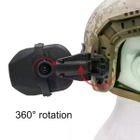 Кріплення адаптер Чебурашка на каску шолом для навушників Walker's Razor WK-ACH-26T tan - зображення 8