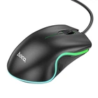 Миша HOCO Enjoy gaming luminous wired mouse GM19 чорна