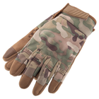 Рукавички тактичні із закритими пальцями Zelart Military Rangers 9878 розмір S Camouflage Multicam - зображення 4