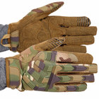 Перчатки тактические с закрытыми пальцами Zelart Military Rangers 9875 размер XL Camouflage Multicam - изображение 1