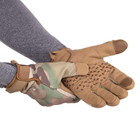 Рукавички тактичні із закритими пальцями Zelart Military Rangers 9878 розмір M Camouflage Multicam - зображення 3