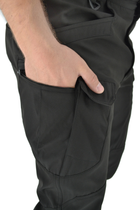 Тактичні штани легкі Soft Shell (без флісу) карго Eagle SP-02 Чорні XL - зображення 7