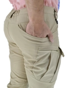 Тактичні штани легкі Soft Shell (без флісу) карго Eagle SP-02 Койот (Пісочні) XL - зображення 6