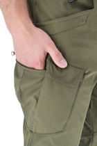 Тактичні штани легкі Soft Shell (без флісу) карго Eagle SP-02 Олива (Зелені) 2XL - зображення 8