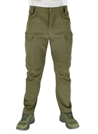 Тактические легкие штаны Soft Shell (без флиса) карго Eagle SP-02 Олива (Зеленые) 3XL - изображение 1