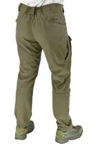 Тактические легкие штаны Soft Shell (без флиса) карго Eagle SP-02 Олива (Зеленые) 3XL - изображение 5