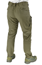Тактичні штани легкі Soft Shell (без флісу) карго Eagle SP-02 Олива (Зелені) XL - зображення 5